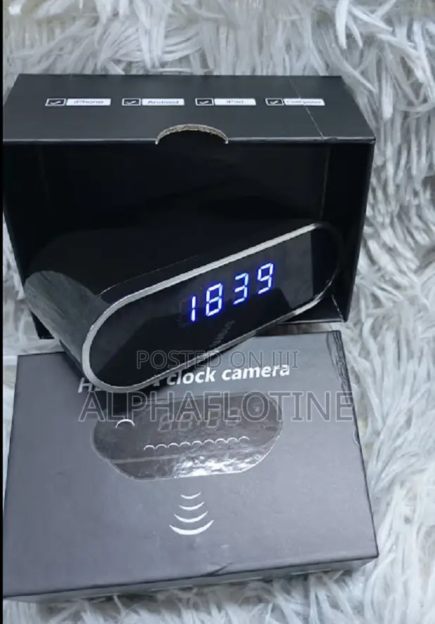 Wifi Full HDD Discreet Clock Camera