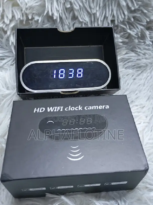 Wifi 1080p Mini Ir Clock Spy Camera
