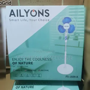Ailyons 16inch Standing Fan With Power 40 Watts 