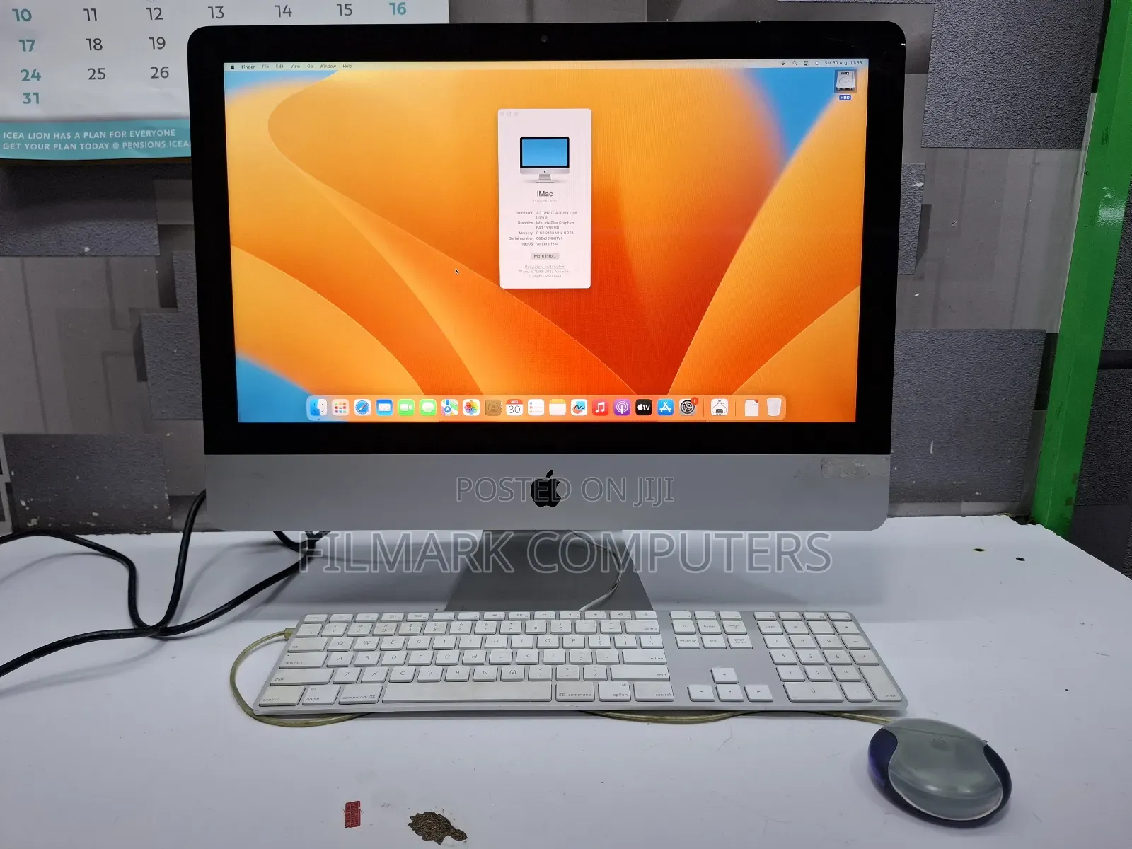 Desktop Computer Apple iMac 8GB Intel Core i5 HDD 1T