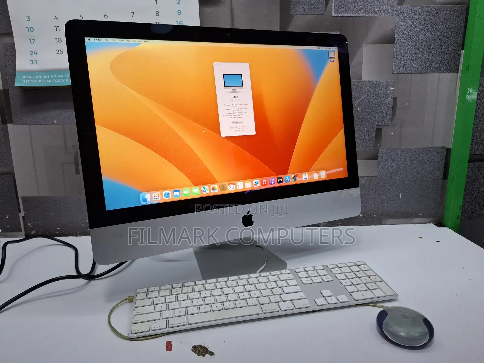 Desktop Computer Apple iMac 8GB Intel Core i5 HDD 1T