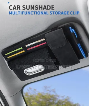 Multi-purpose Sun Visor Organizer