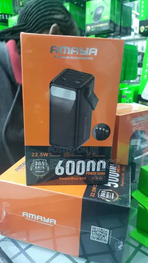 Amaya 60,000mah 22.5w Pd Fast Charging Power Bank
