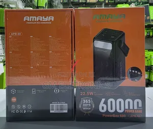 Original Amaya (Powerbox 600 Apb-60)60000mah 22.5w Powerbank.