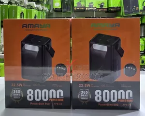 80,000mah Power Bank With 22.5w Pd Fast Charging Capabilities.