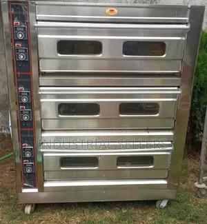 Quality Assured Commercial Electric Oven 3 Deck 6 Trays