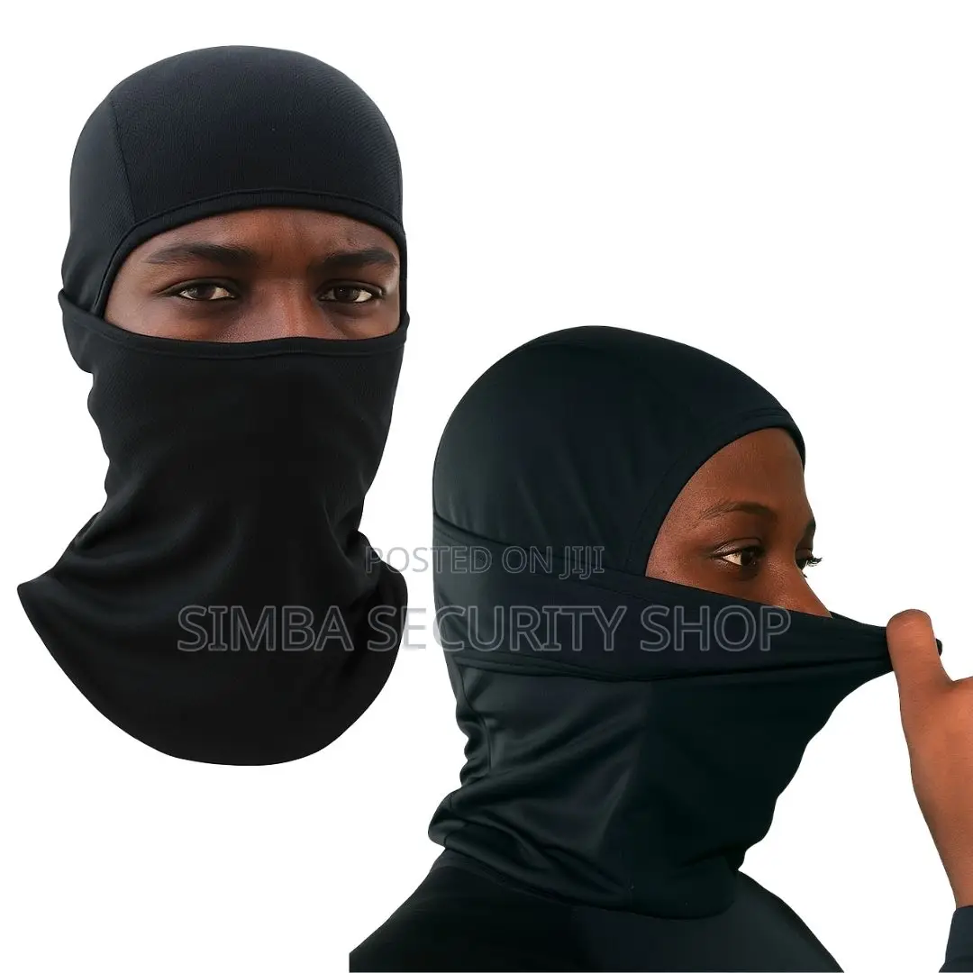 Black Ski Mask Balaclava Tactical Pullover Summer Light Head Cap Sport