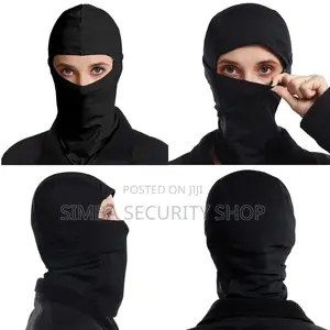 Black Ski Mask Balaclava Tactical Pullover Summer Light Head Cap Sport