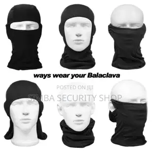 Black Ski Mask Balaclava Tactical Pullover Summer Light Head Cap Sport