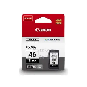 Canon Pg-46 Black Ink Cartridge +Free
