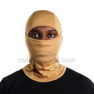 Brown Tactical Ski Mask Balaclava Full Face Cover Folding Military