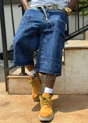 Quality Denim Made Baggy Casual Short Jort Available