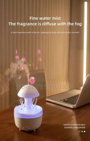 Raindrop Rotating Jellyfish Humidifier