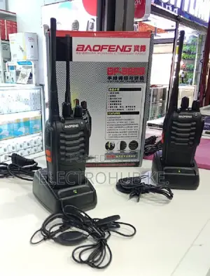 3km Range 1pair (2 Units) Baofeng 888s Walkie Talkies