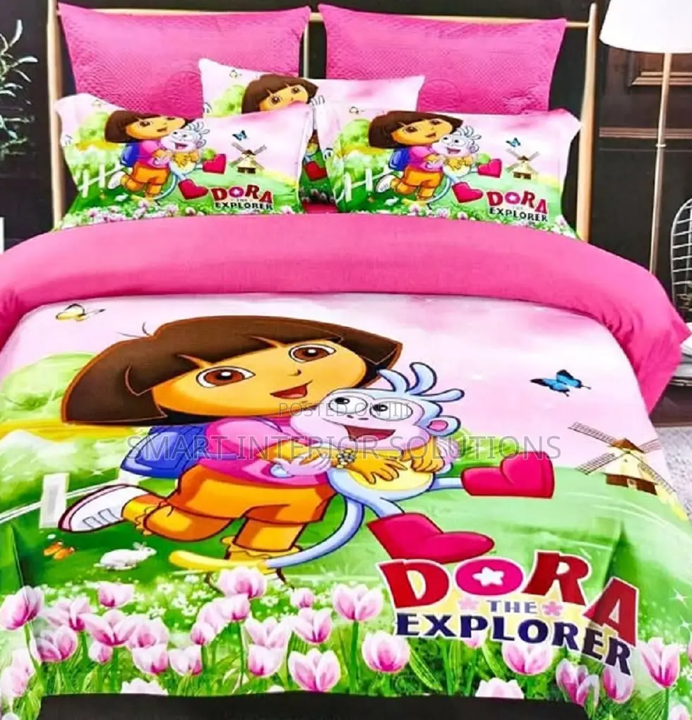 Modern Cartoon Themed Kids Duvet