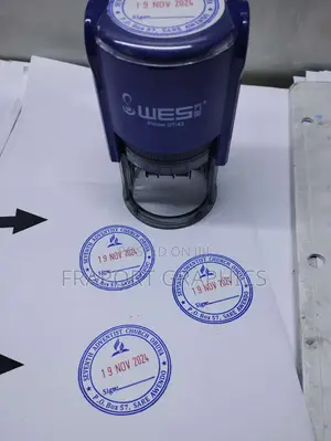 Self Inking Rubber Stamps With Adjustable Dates