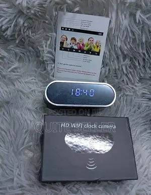 Alarm Clock Camera Wifi Spy Hidden Table Clock Camera 1080p Motion