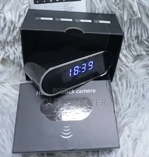 Brand Table Clock Wifi Camera Motion Detection Video Recording