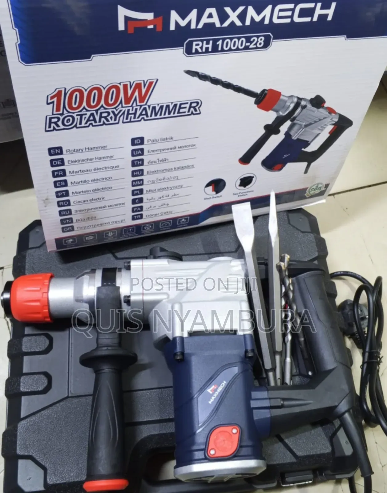 Electric 1000w Rotary Hammer/ Maxmech Rotary Hammer