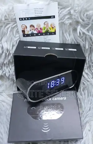 Wireless Table Clock Camera - Has Backup Battery That Lasts Up to Max