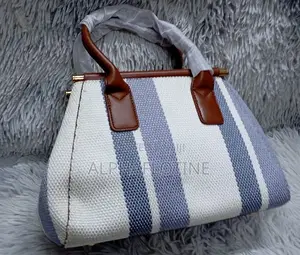 Canvas Pu Leather Tote Shoulder Handbag