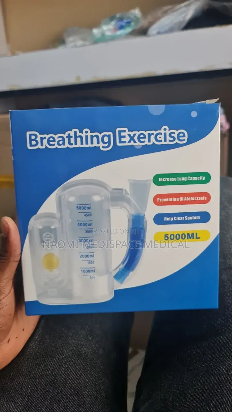 Incentive Spirometer 500ml/ 5000cc Spirometer