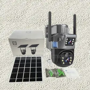 High Definition Outdoor Security 4g Simcard Dual Lens Solar Camera