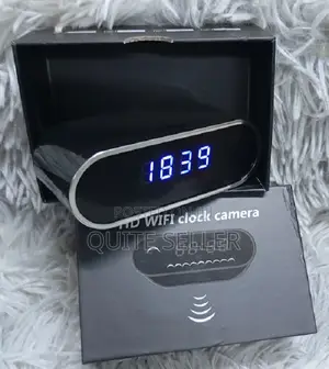 Full Hd 1080p Resolution Digital Table Alarm Clock Wifi Camera