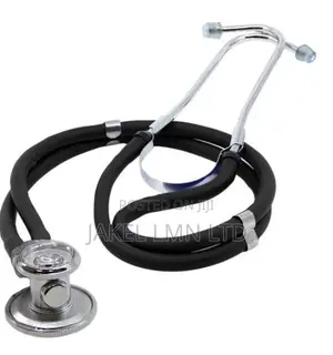 Double Tube Dual Head Sprague Rappaport Diagnostic Stethoscope - Black