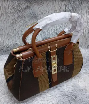 Coffee Canvas Tote Shoulder Handbag Bag