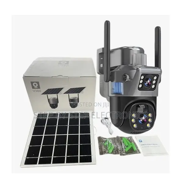 4g Dual Lens Solar CCTV Security Camera With Multi-User Access