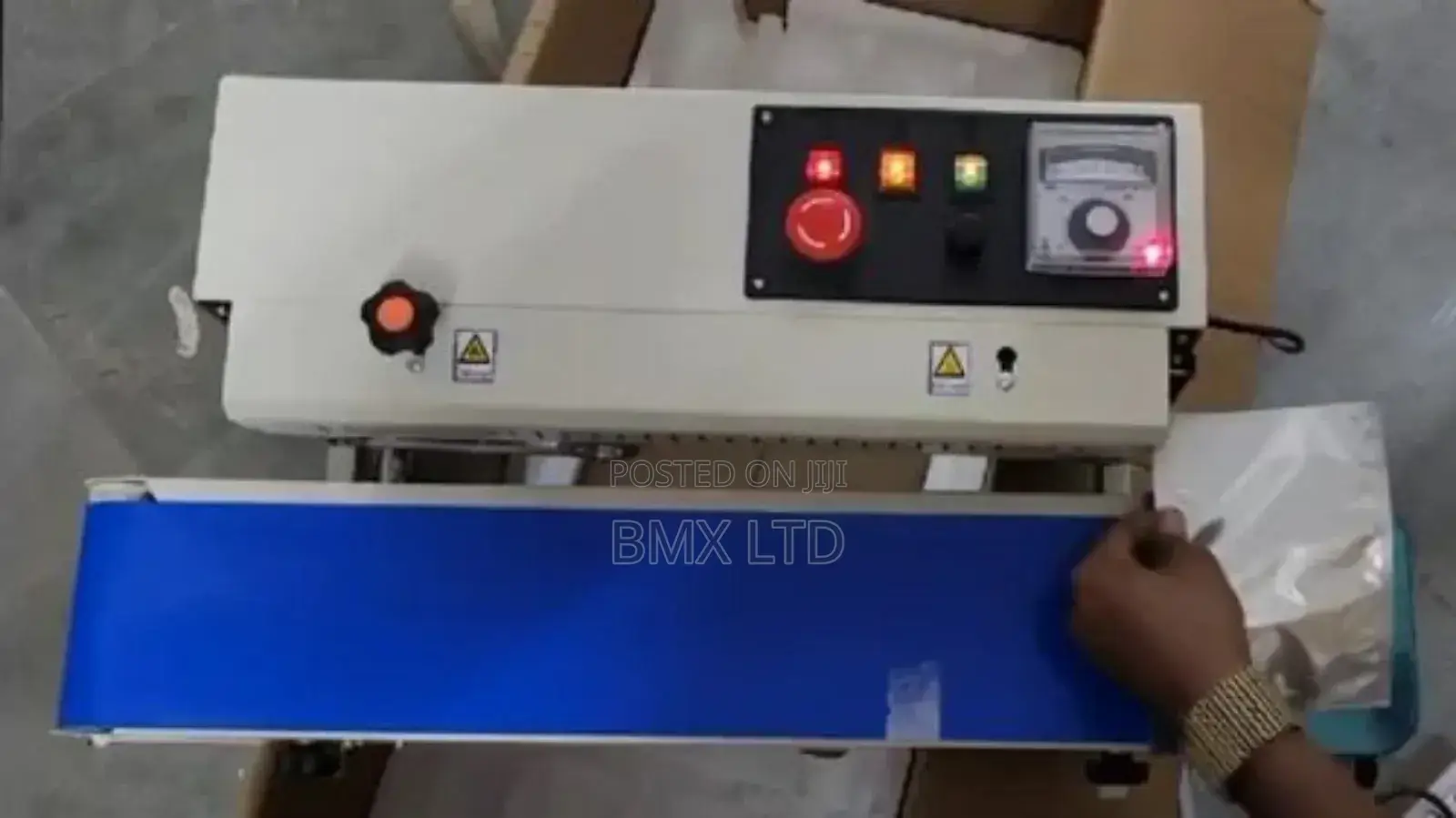 Heavy Load Continuous Sealing Machine With Adjustable Conveyor System