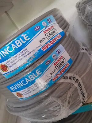 1.5mm Twin With Earth, Copper Cable, 90 Meters Roll: Evc9203