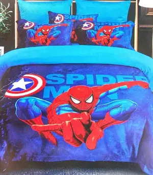 Cartoon Themed Spiderman Duvet