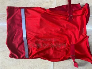 Red Reflective Vest With Highly Visible