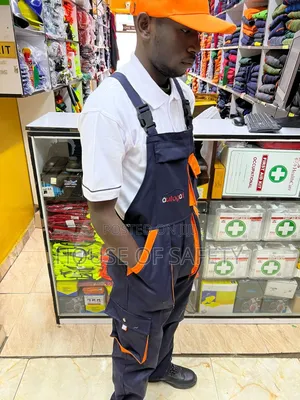 Black Industrial Dungaree