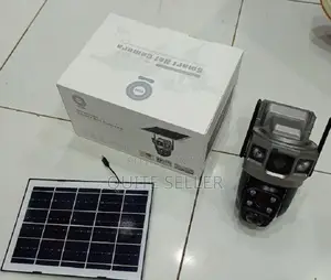 V380 Pro Dual Lens Ai Solar Camera + Lighting and Long Battery Life