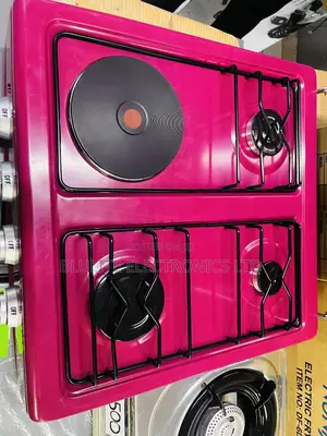Nunix Tabletop 3 Gas Burner + 1 Electric Plate