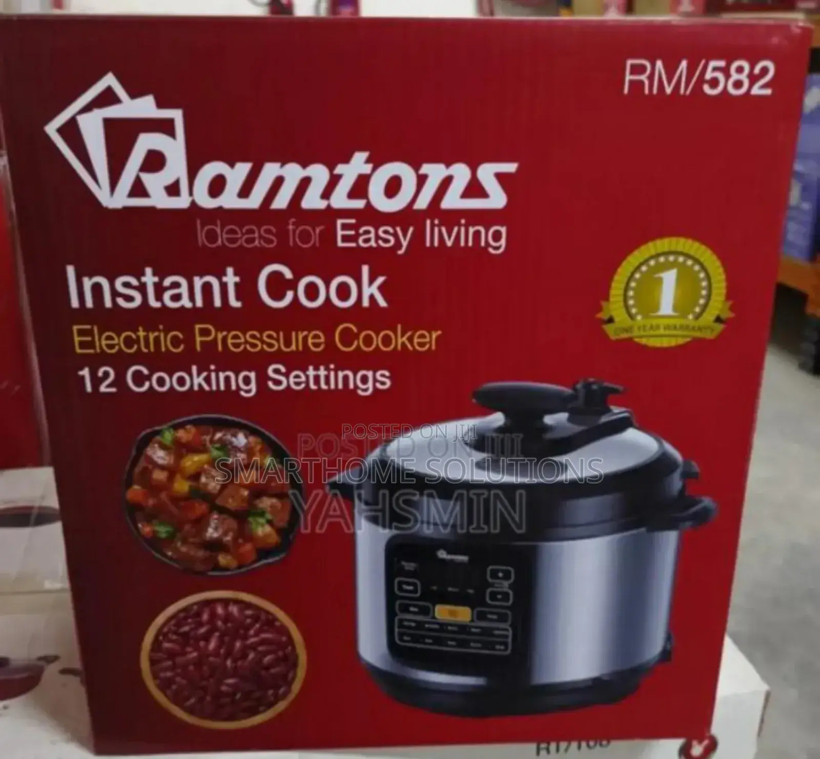 Hotpoint Ramtons 6l Pressure Cooker. Brand New