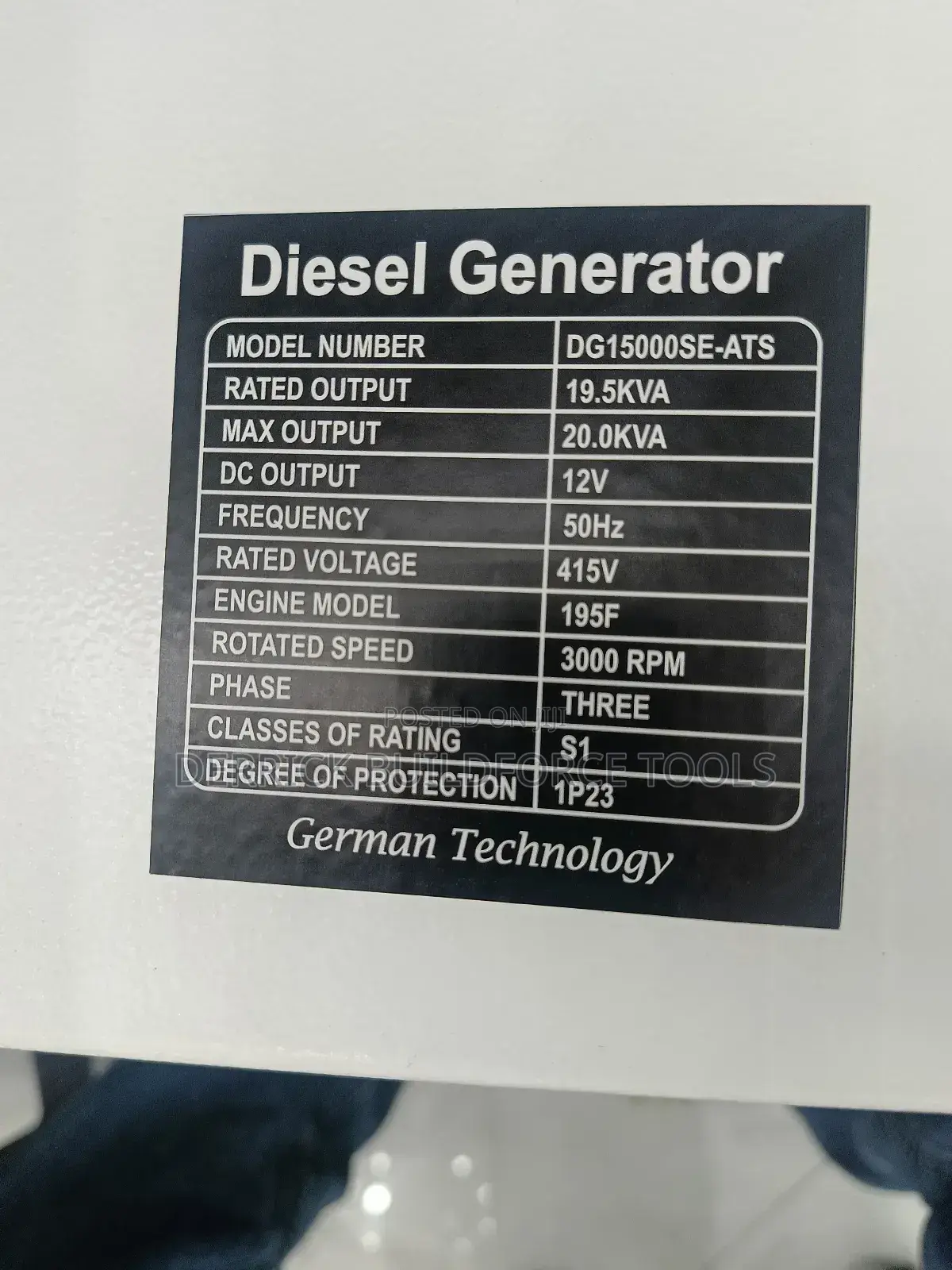 Pulsar 20kva Diesel Silent Generator
