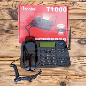 Bontel T1000 GSM Deskphone With Fm Radio, Clock, Sound Recorder