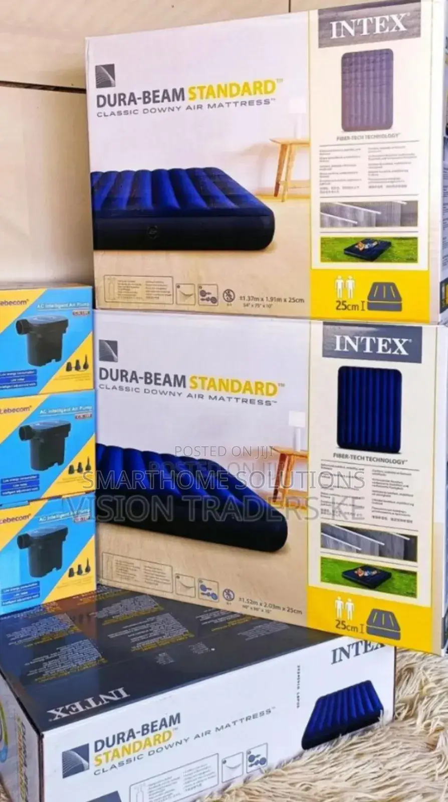 5by6 Intex Inflatable Mattress. New