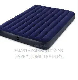 With Pump- Size 6by6 Intex Inflatable Mattress. All New