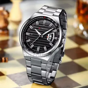 Curren Gents 8375Battery Powered Date Display Business Watch