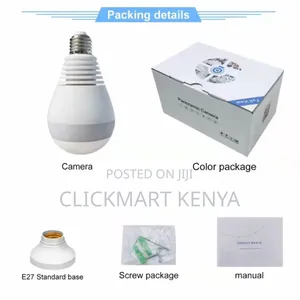 Bulb Cctv Camera Surveillance Wireless Cctv Bulb Camera