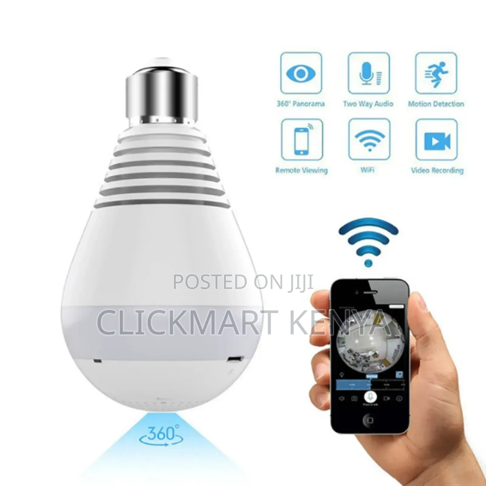 4mp Cctv Camera Bulb Nanny Camera