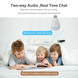 Bulb CCTV Camera for Home, Office,Shop Surveillance CCTV Bulb Camera