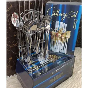 New In 24pcs Heavy Duty Quality Cutlery Sets