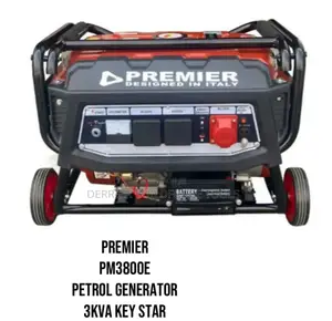 Premier Pme3800e Gasoline Key Start Generator 3kva