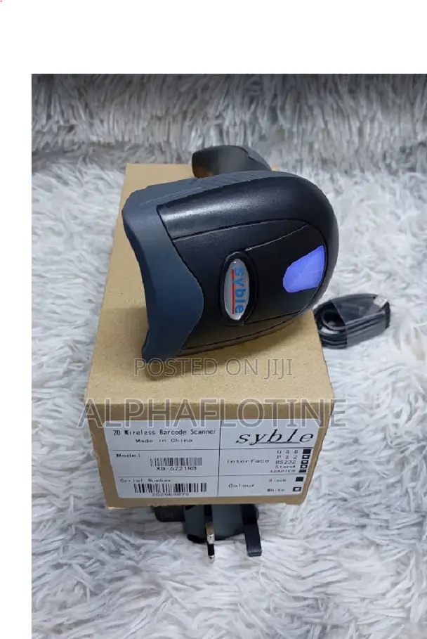 Wireless +Usb Wired Barcode$Qr Code Scanner